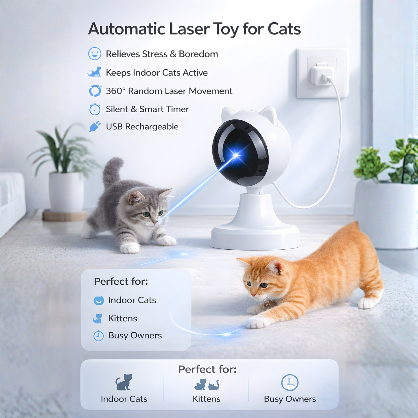 Láser automáticos para gatos